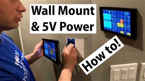 tablet wall mount with power